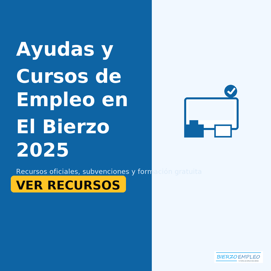 Ayudas al empleo en El Bierzo