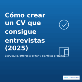 Cv Bierzo Empleo